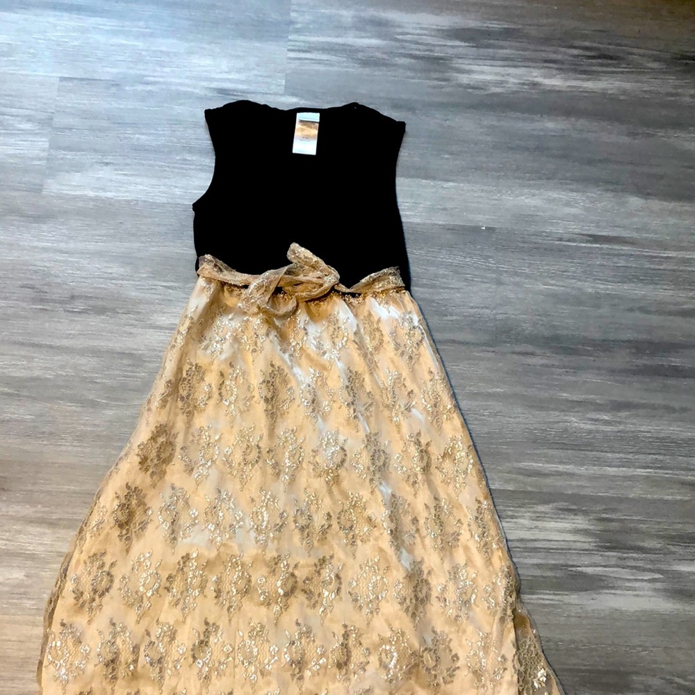 COPY - Black and gold dress for kids